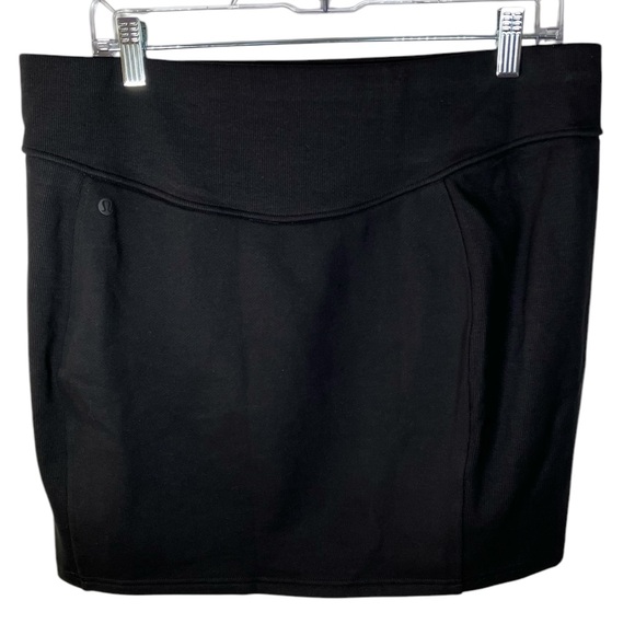 🍋 LULULEMON NWT scuba mini knee hr skirt xl - Picture 3 of 8